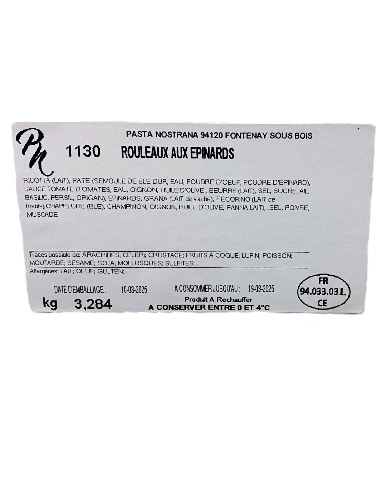 ROULEAUX EPINARD